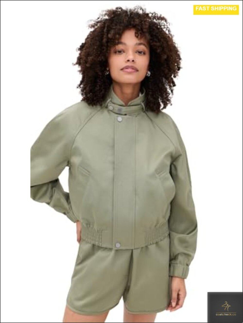 Helmut Lang Cotton Trench Chino Bomber Jacket Long Sleeve